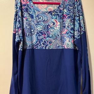 Lilly Pulitzer Finn top in Cosmic Kimset